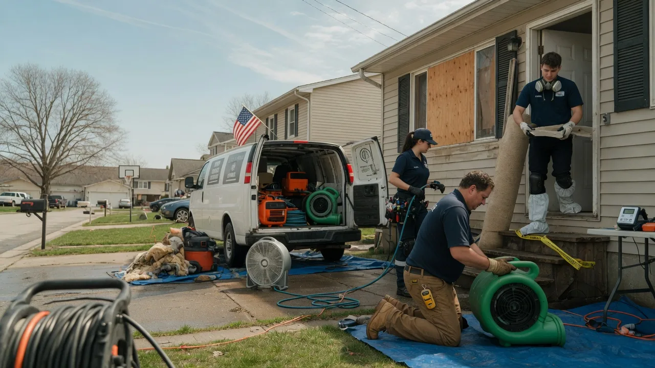 Water Damage Restoration in Thompson, IA near me